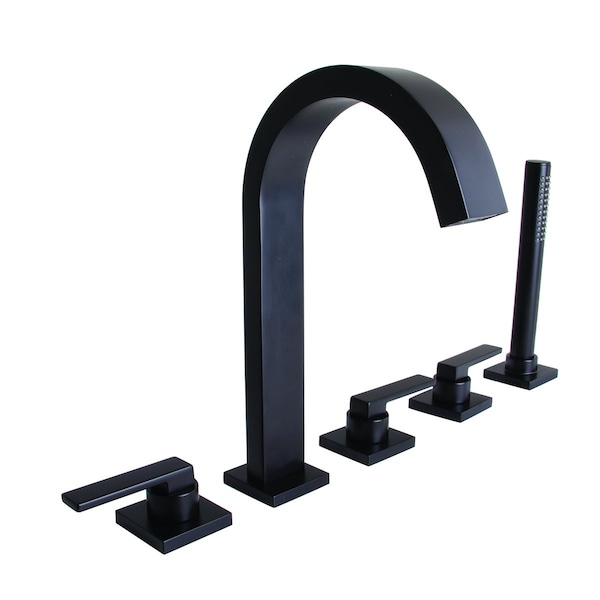 Speakman SB-2533-MB Lura 5-Hole Roman Tub Faucet W/ Platform Lever Handles MB SB-2533-MB - main